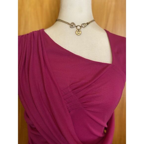Vince Camuto Women Pink Sleeveless Top M - Picture 5 of 9